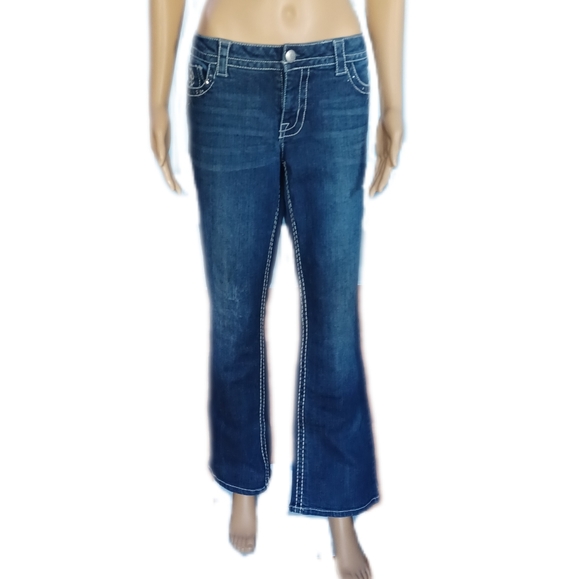 Paisley sky 12 bling flap pocket jeans - Picture 1 of 11